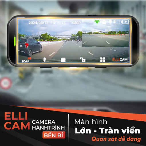 Camera hành trình Ellicam A650S - Hình ảnh 3