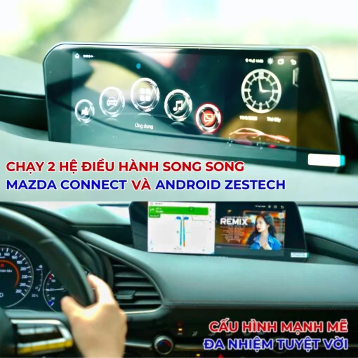 Màn Mazda 3 – 2 Hệ Điều Hành Có Camera 360 - Hình ảnh 3