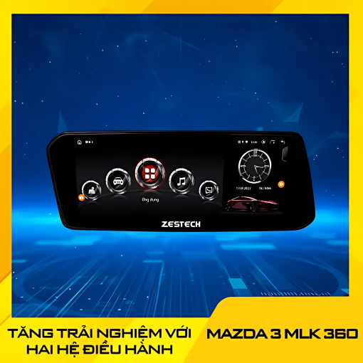 Màn Mazda 3 – 2 Hệ Điều Hành Có Camera 360