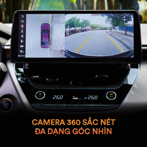 Màn hình android liền cam 360 ICAR Elliview Q4M - Hình ảnh 2