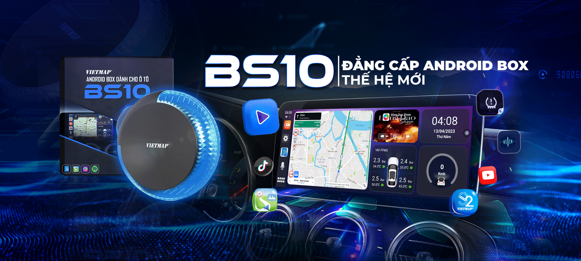 Lắp đặt box Android giúp mở rộng tính năng giải trí và điều khiển thông minh cho xe ô tô